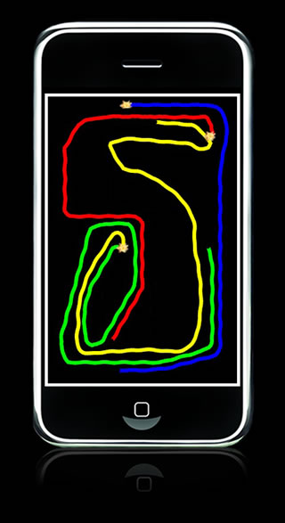 Screenshot of Serpents game